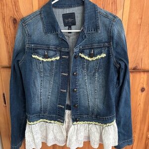Denim Jacket with trim